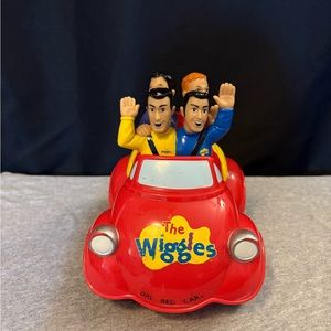 Vintage 2003 “The Wiggles” Big Red Car Toy Rolling Vehicle 3.5"